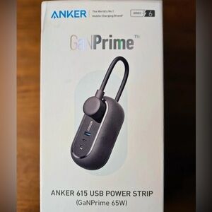 Anker GaNPrime 65W Charging Station [615 USB C Power Strip] [5-in-1 Power Strip]